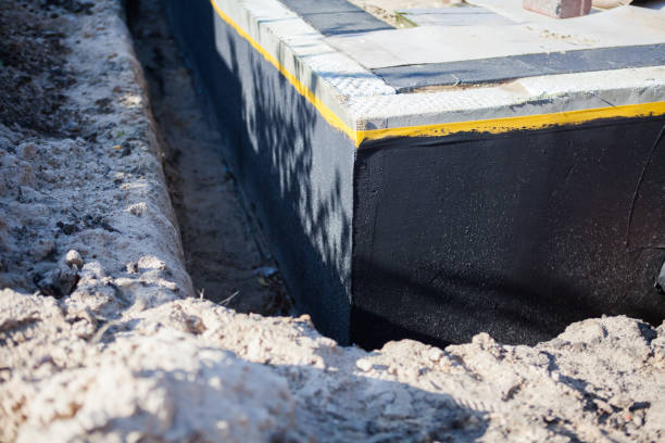Professional Waterproofing technician working in Lenni, PA